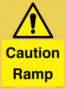 Caution Ramp